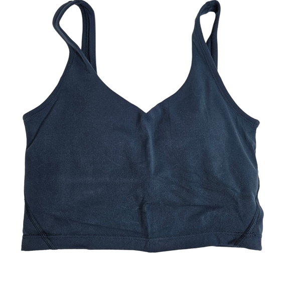 New Attitude Women's Dark Blue Green Long Line Sports Bra NWT Size 4 - Picture 8 of 9